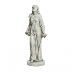 STATUA DONNA RESINA 23X29XH74 cm