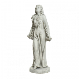 STATUA DONNA RESINA 33X44,5XH113 cm