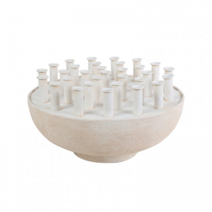 VASO HENDRIKA METALLO 46,5XH25,5 - white