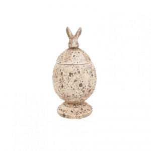 UOVO CONTENITORE POLIRES. D13 H26,5 CM