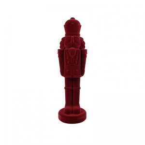 SCHIACCIANOCI VELLUTO 22X22 H81cm - red