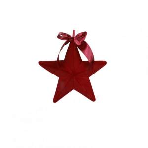 STELLA VELLUTO DA APP. 20X20cm - red