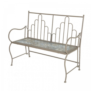 PANCHINA TOULOUSE FERRO 110X44XH91 cm