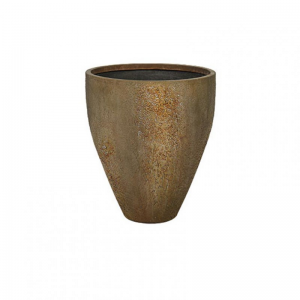 VASO CEMENTO D48 H55,5 -ant. brown