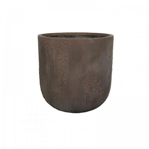 VASO CEMENTO D40 H43,5 -ant. brown