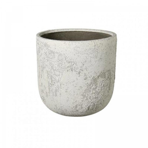 VASO CEMENTO D55 H56 -ant. white