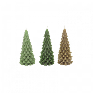 CANDELA ALBERO CERA D8 H16 - 3ASS.