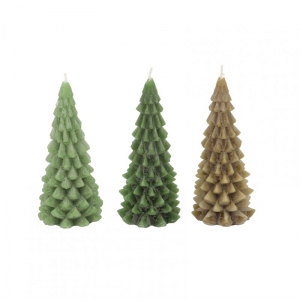 CANDELA ALBERO CERA D9 H20 - 3ASS.