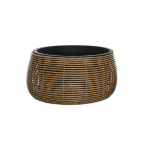 CESTO POLYRATTAN JOLIE D48 H24 cm-brown