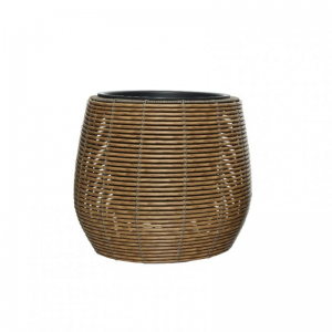 CESTO POLYRATTAN JOLIE D45 H40 cm -brown