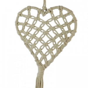 CUORE MACRAME DA APP.130XH40 - natural