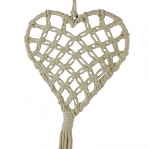 CUORE MACRAME DA APP.110XH30 - natural