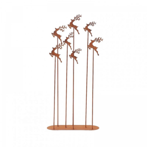 CERVI HUMMY DECORO 28X10 H60cm - rusty