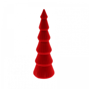 ALBERO PACHUI FLOCC. D11 H35 CM - rosso