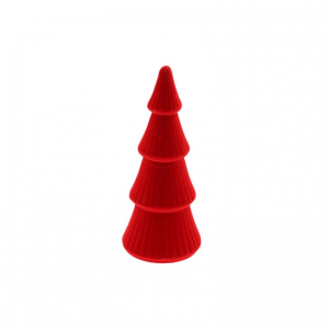 ALBERO PACHUI FLOCC. D10 H25 CM - rosso