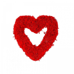 CUORE MUSCHIO 30X30cm - red