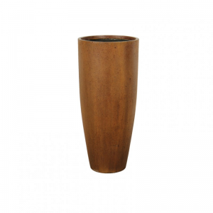 VASO CEMENTO D36 H80 - burnt orange