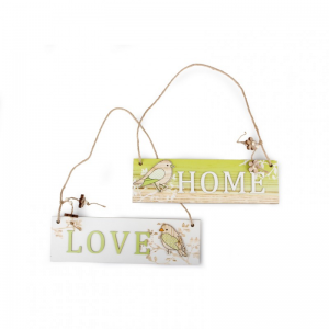 SCRITTA HOME/LOVE D'APP 26X8CM