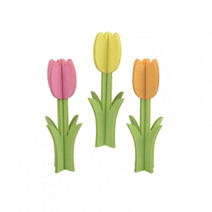 TULIPANO FELTRO 20X H60 - 3ASS.