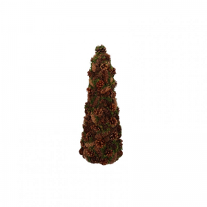 ALBERO CONO PIGNE NATURALI 21X22 H50cm