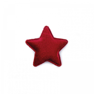 STELLA VELLUTO 5,5cm CONF.50PZ - rosso