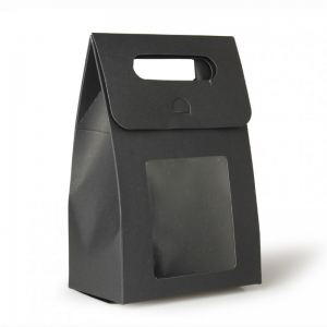BUSTE C/FINESTRA 19,5X13,5X8 PZ 20- nero