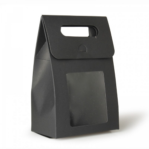 ENVELOPES C / FINESTRA 19,5X13,5X8 PZ 20 BLACK