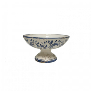 COPPA TERRAC SMALTATA D18 H11CM - blu