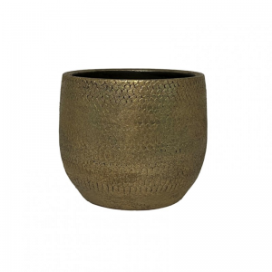 VASO AUSTIN CERAMICA D29 H27 - oro