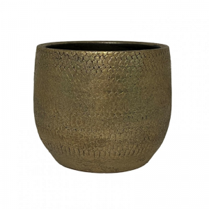 VASO AUSTIN CERAMICA D39 H36 - oro