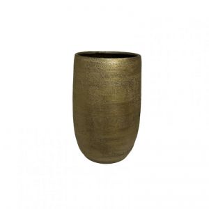 VASO AUSTIN CERAMICA D26 H40 - oro