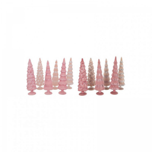 ALBERO VETRO VELVET D9 H25 - ass. - pink