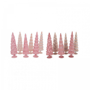 ALBERO VETRO VELVET D10 H30- ass. - pink