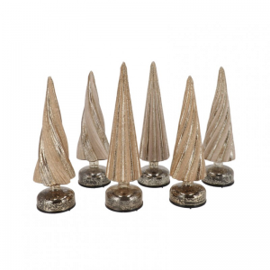 ALBERO VETRO LED ROTANTE D9 H33ass.-sand