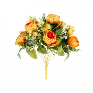 PEONIE BUSH X12 H40 BU -orange *
