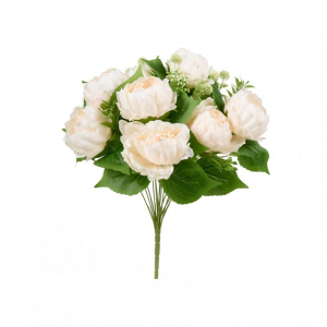 PEONIE BUSH X14 H50 BU - cream *