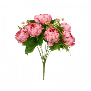 PEONIE BUSH X14 H50 BU - hot pink *