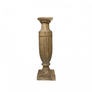CANDELABRO LEGNO D12,5 H38 cm - natural