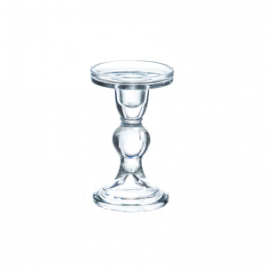 CANDELABRO VETRO D8,5 H14 CM