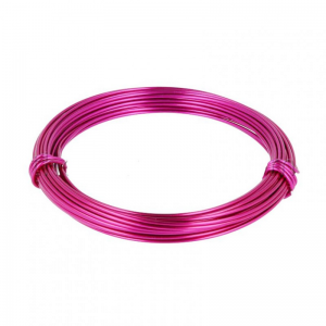 FILO ALLUMINIO SMALTATO 2mm 100gr-fucsia