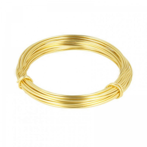FILO ALLUMINIO SMALTATO 2mm 100gr - oro