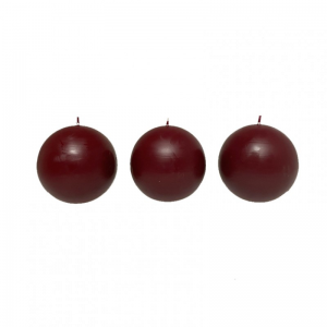 CANDELE SFERA mm60 pz16 -bordeaux