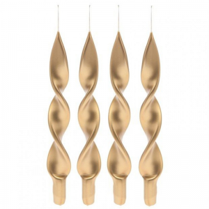 CANDELE TORCIGLIONE pz4 mm270x22-oro