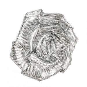 ROSE SATIN CM 4,5 PZ 15-argento
