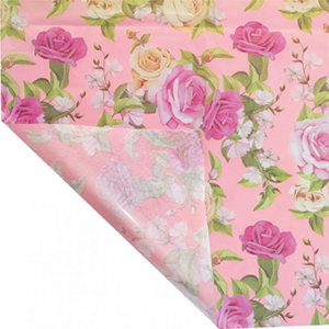 BOBINA CARTA VELINA ROSES 1,00X25mt-rosa