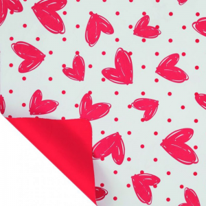 BOBINA LOVE POIS 40MY 1,00X25mt - bianco