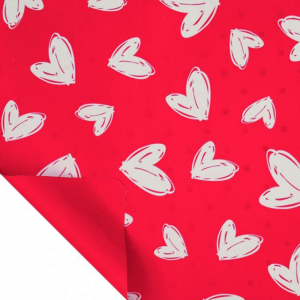 BOBINA LOVE POIS 40MY 1,00X25mt - rosso