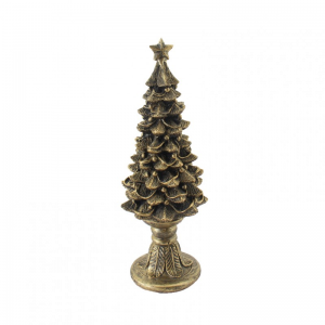 ALBERO resina 11x11 h32,5cm-gold