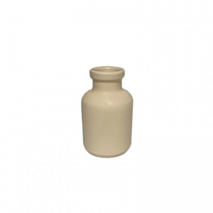 BOTTIGLIA terracotta 6,5 H12,5 CM-panna