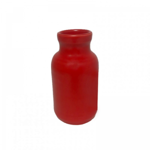 BOTTIGLIA terracotta 6,5 H12,5 CM-rosso